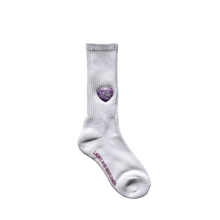 MSMR Angel Crew Socks White