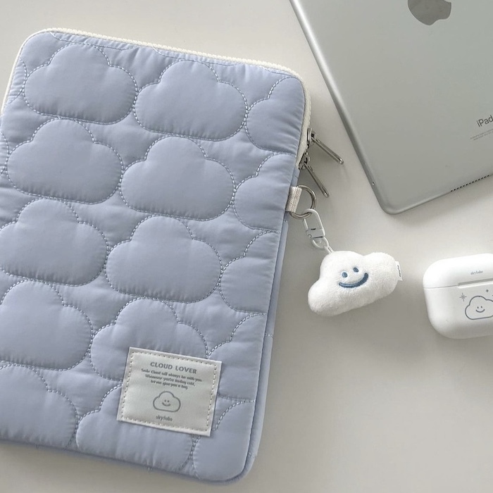 《51232》☁️韓國可愛雲朵平板電腦包/不含吊飾