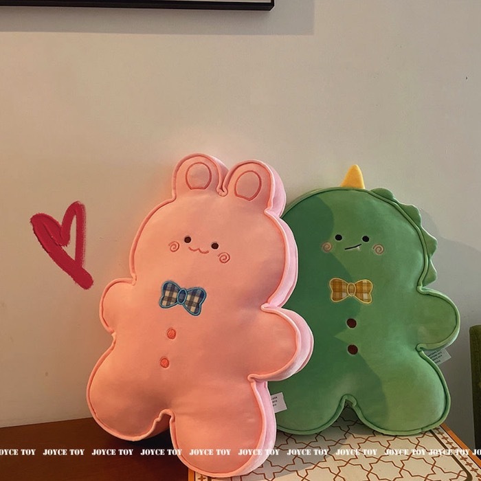 《51234》餅乾扁扁小動物抱枕