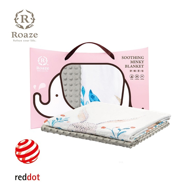 【Roaze 柔仕】 舒眠豆毯 機靈玉兔(厚/薄兩款可選)