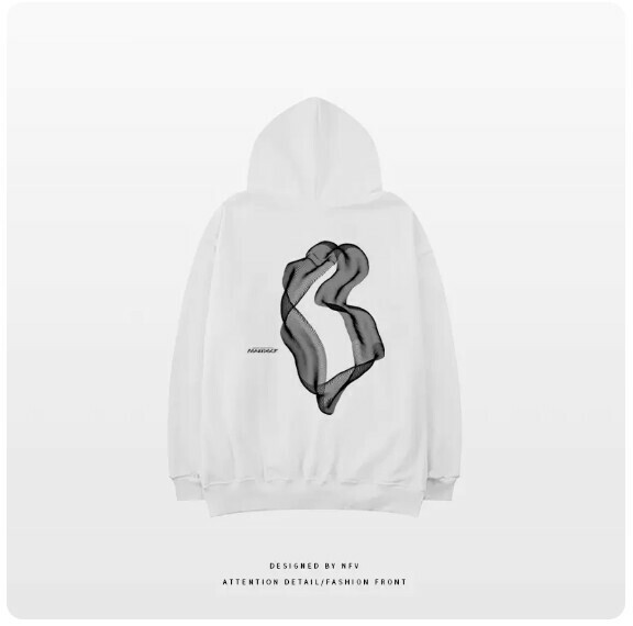 熱賣連帽衛衣【M-3XL】【白色-薄款】(下單後聯絡客服確認發貨尺碼) 