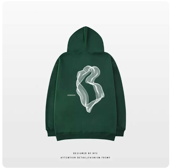 熱賣連帽衛衣【M-3XL】【墨綠色-薄款】(下單後聯絡客服確認發貨尺碼) 