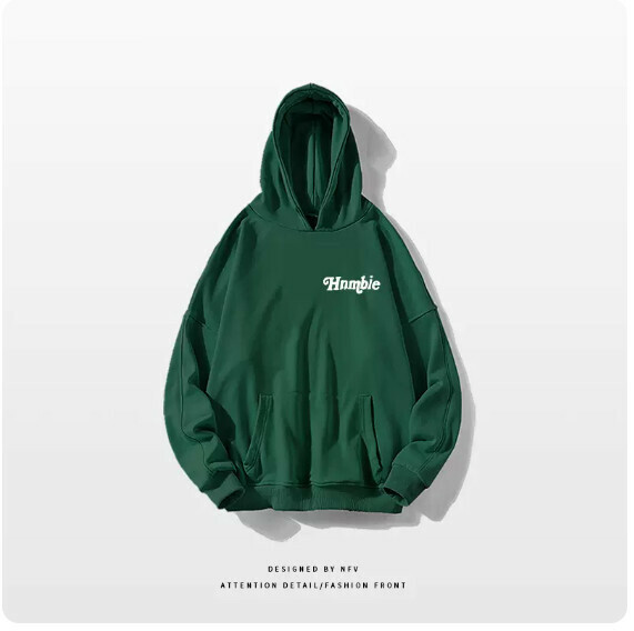 熱賣連帽衛衣【M-3XL】【綠色-薄款】(下單後聯絡客服確認發貨尺碼) 