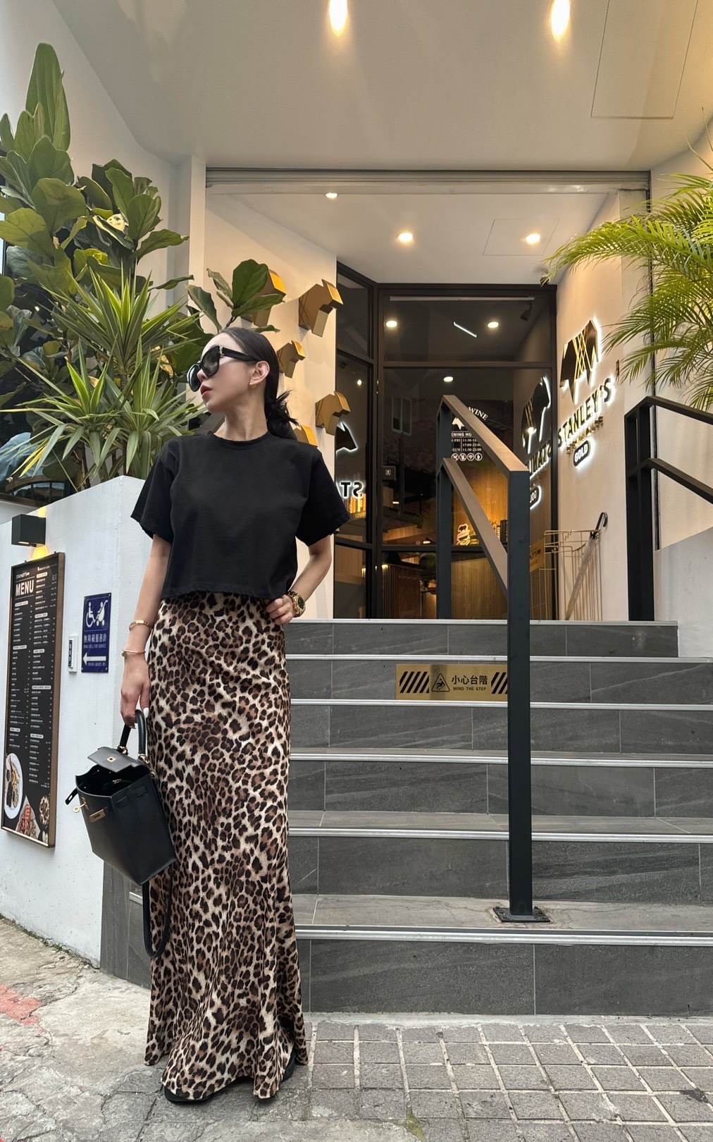 緞面裙豹紋(M現貨)