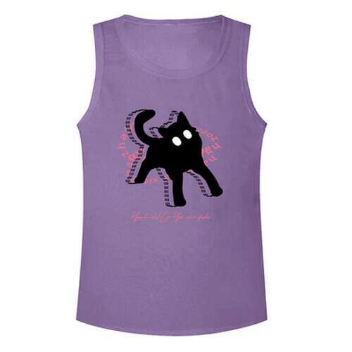 Hot selling sleeveless T-shirt [Purple] [XS-XL size] (please contact customer service to confirm the delivery size after placing the order)