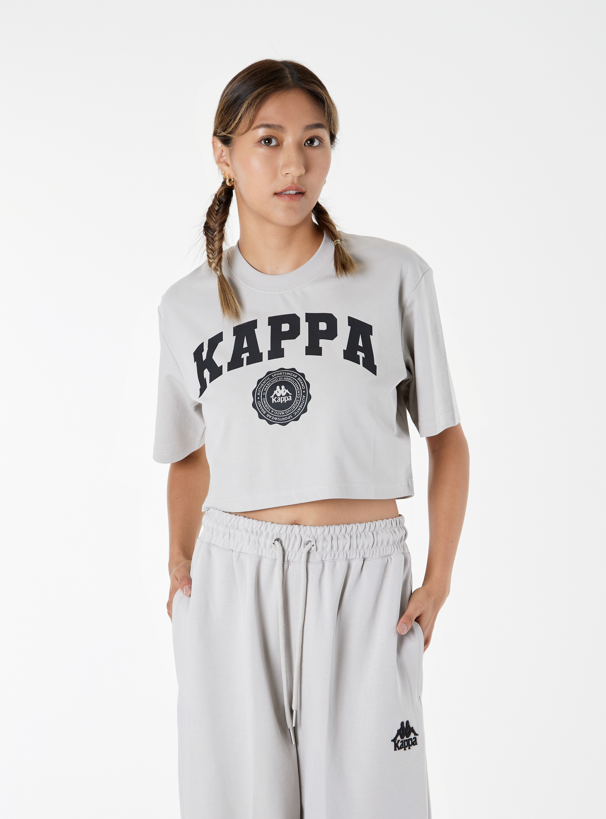 女款 字母印花寬鬆短版T-Shirt