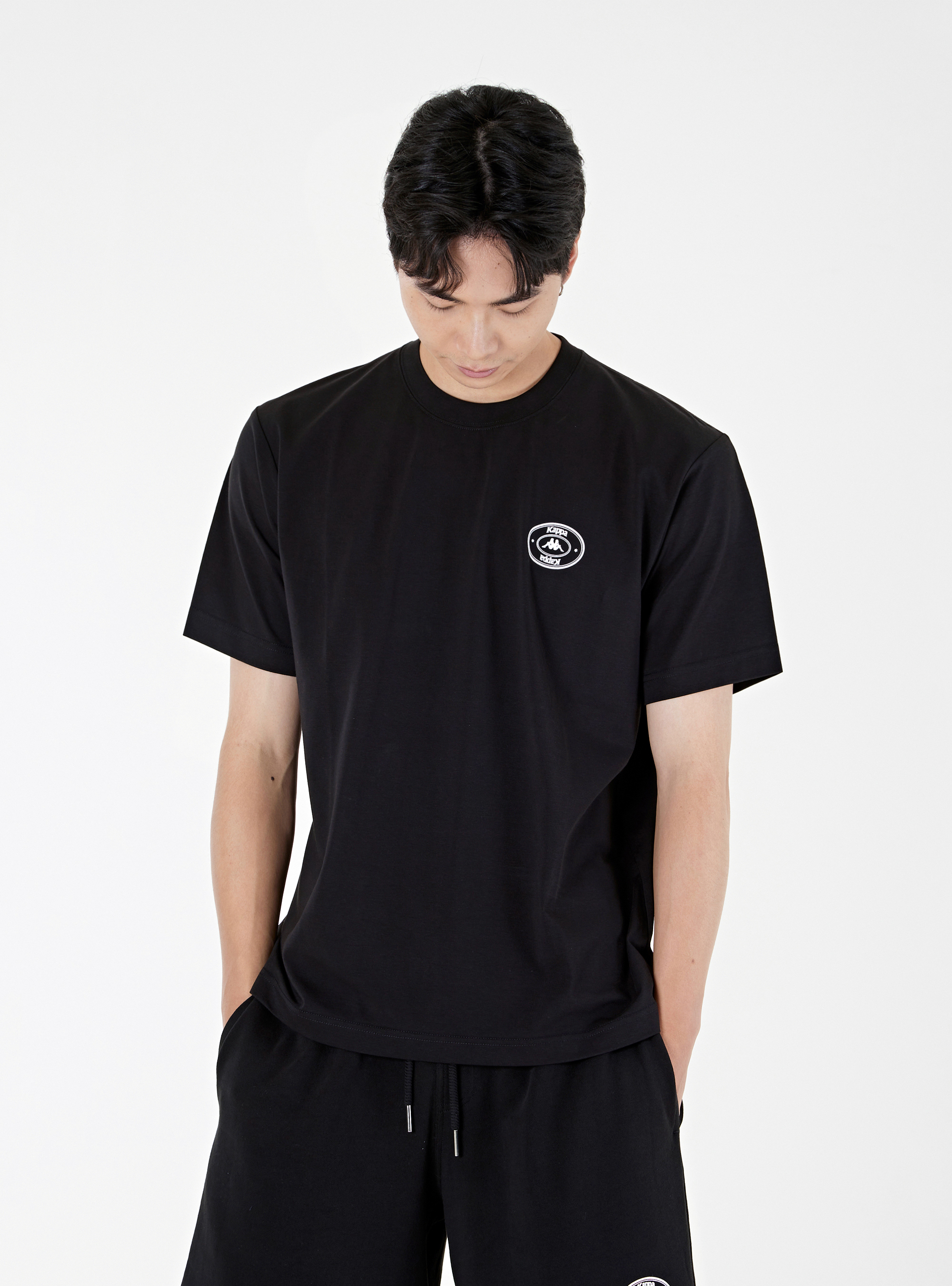 男女適穿 圖章Logo寬鬆T-Shirt