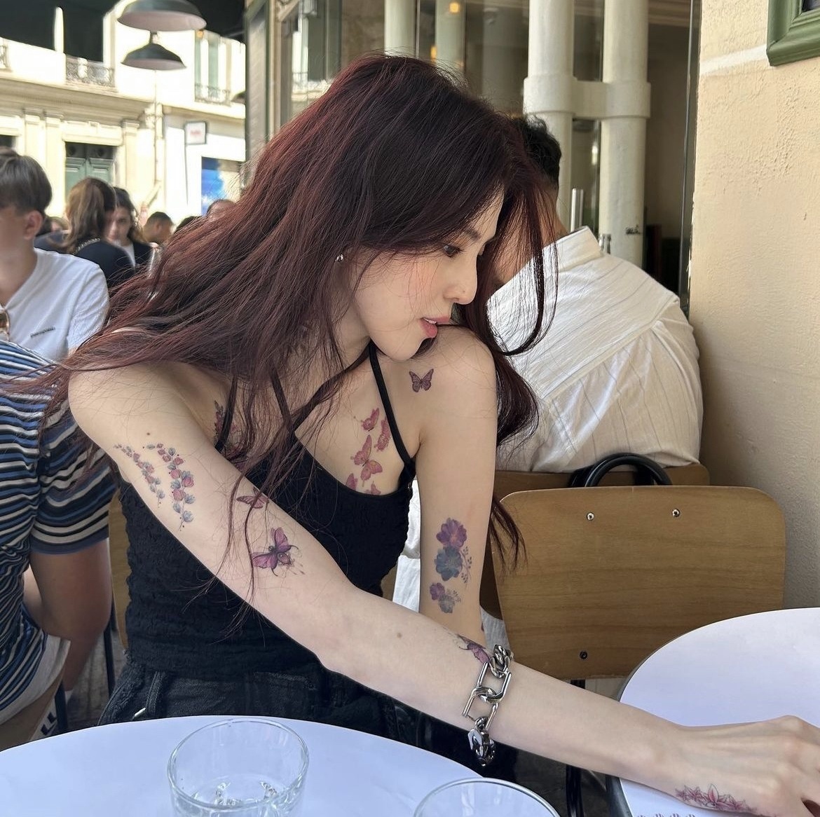 pain or pleasure - ORCHID TUBE TOP (BLACK)[韓素希同款]