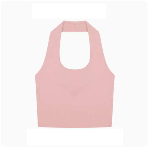 Halterneck Camisole, Pink, One Size