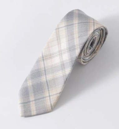 Plaid hand tie accessories (lemon i sea salt) (one size)