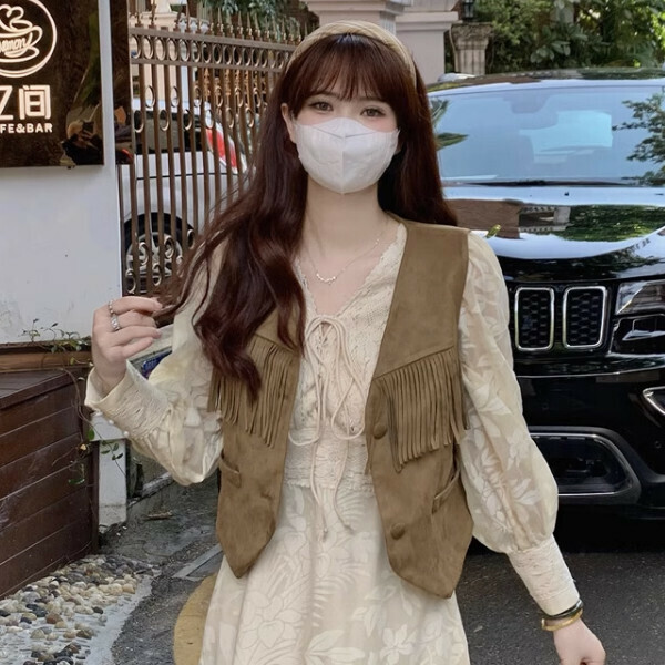 Hot selling vest jacket (size S-L) (coffee vest) (contact customer service after placing order to confirm delivery size)