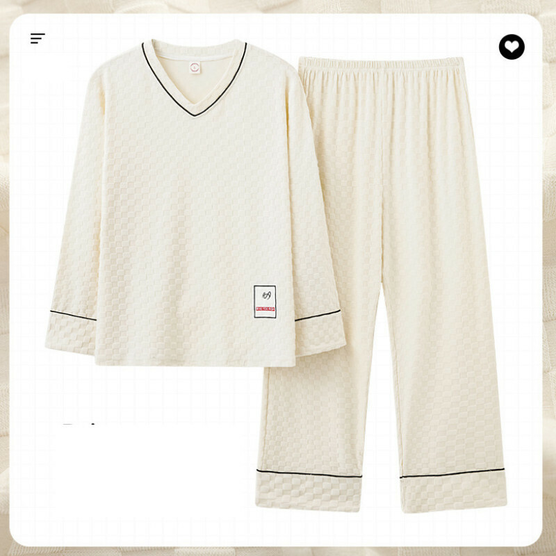 Long Sleeve Pajama Set [M-XXL AM-1914] [Contact customer service to confirm shipping size after placing an order]