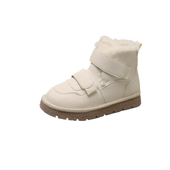 Hot selling short cotton boots [off-white] [size 35-40] (please contact customer service to confirm the delivery size after placing the order)