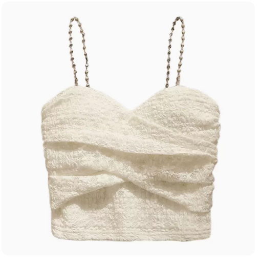 Sexy Little Suspenders (White) (One Size)