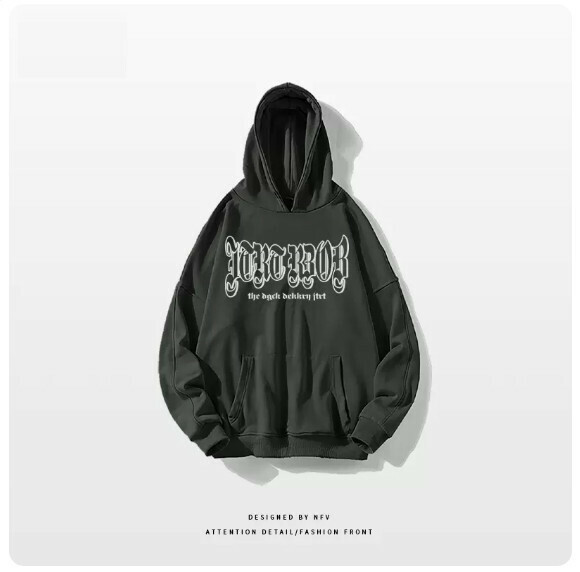 新款連帽衛衣【M-3XL】【深灰色-薄款】(下單後聯絡客服確認發貨尺碼) 