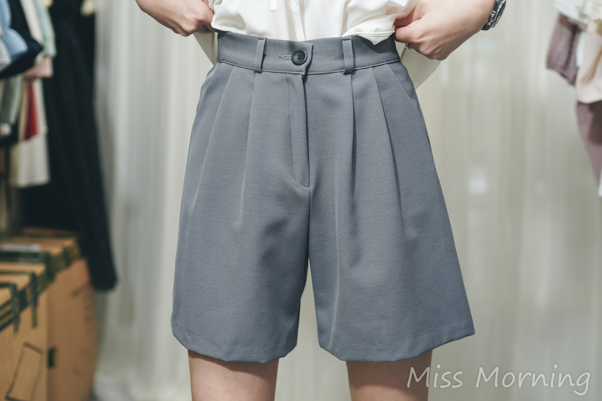 免燙百搭短褲(13902)