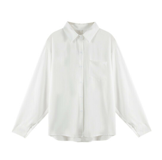 Shirt Jacket Women's Summer Thin (White) [Size: S-XL] [Contact customer service to confirm shipping size after placing an order]