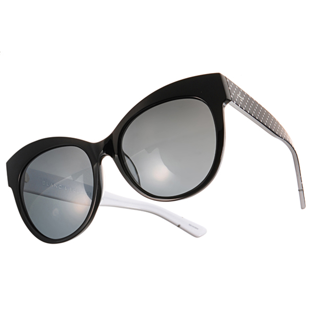 【BLANC&ECLARE】PARIS BW 貓眼圓框太陽眼鏡 潔西卡個人品牌 #城市系列 - 巴黎