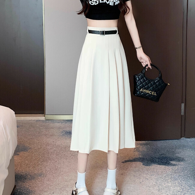 Hot selling suit skirt (size S-L) (apricot color) (contact customer service after placing order to confirm delivery size)