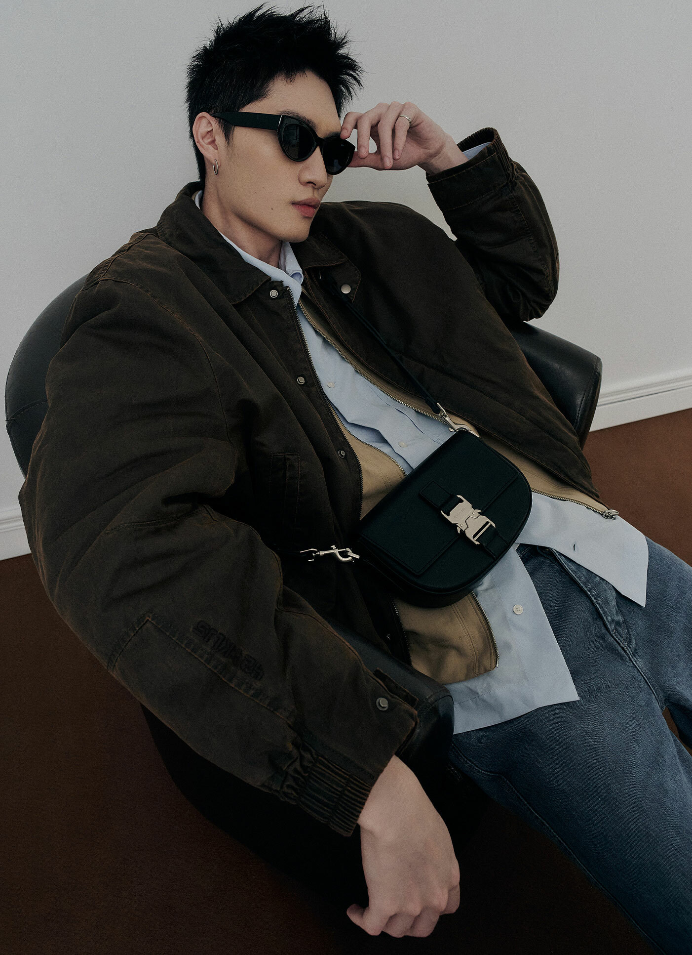 追跡有★ROBINMAY コインケース付 本革 unisex ウエストバッグ 羅德｜男包支線｜斜背包｜ROBINMAY 官方網站(RM)