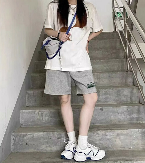 熱賣休閒短褲【淺灰色】【M-XL碼】（下單後請聯絡客服確認發貨尺碼）