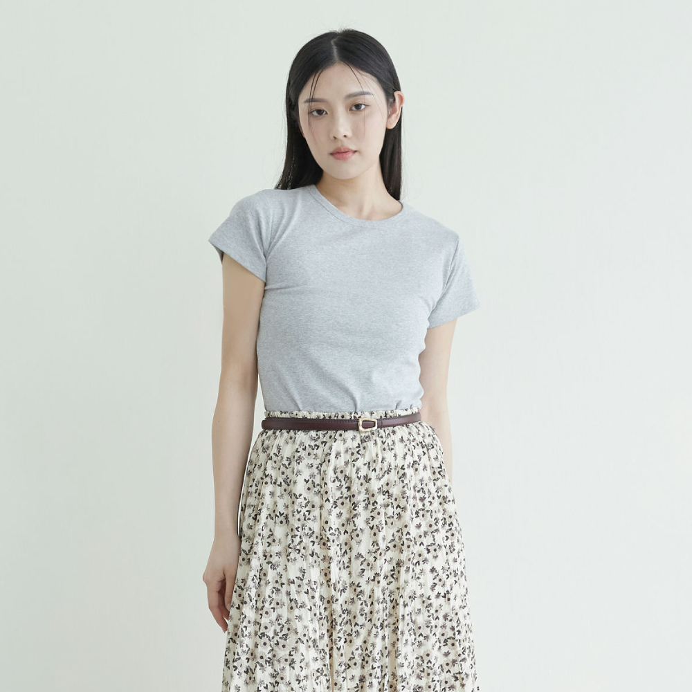 SALE300 圓領修身TEE(100%莫代爾)