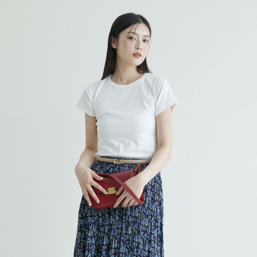 SALE300 圓領修身TEE(100%莫代爾)