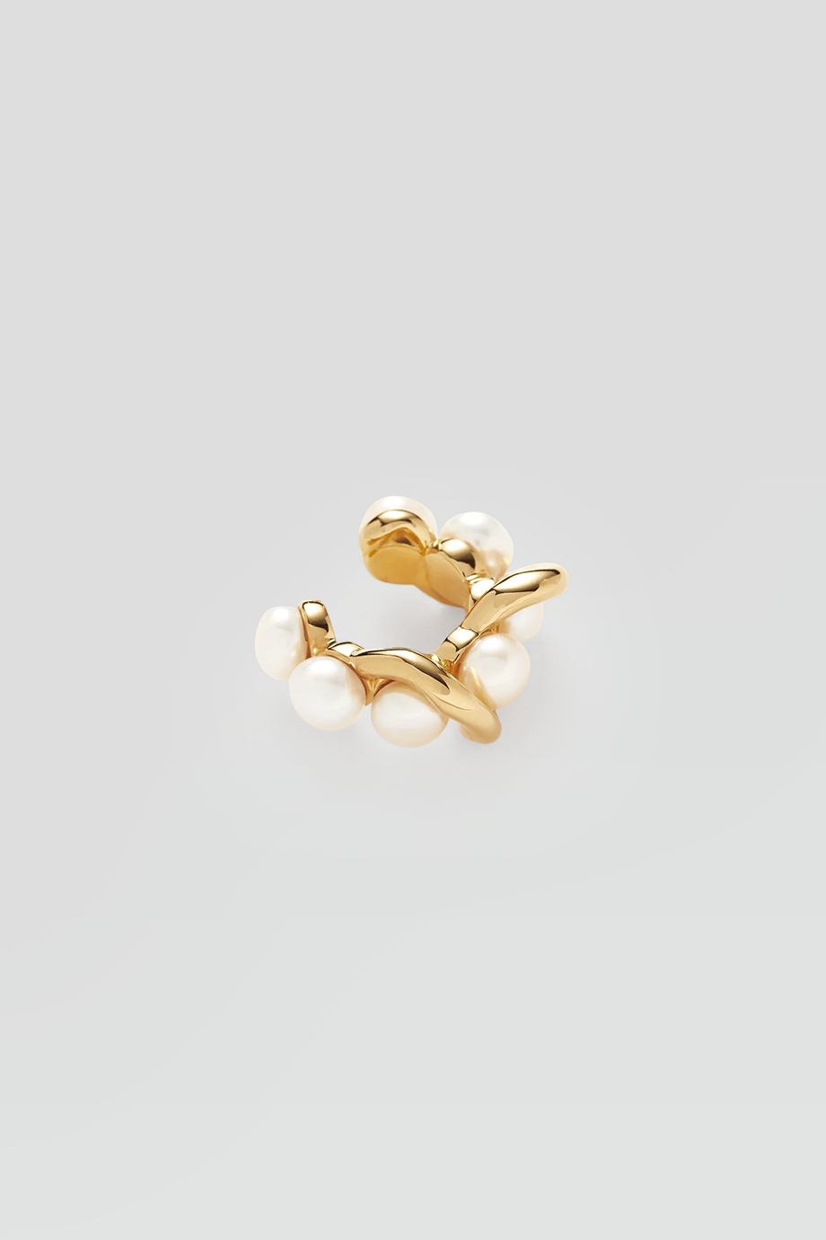 MISSOMA｜MOLTEN PEARL 珍珠扭紋耳骨夾