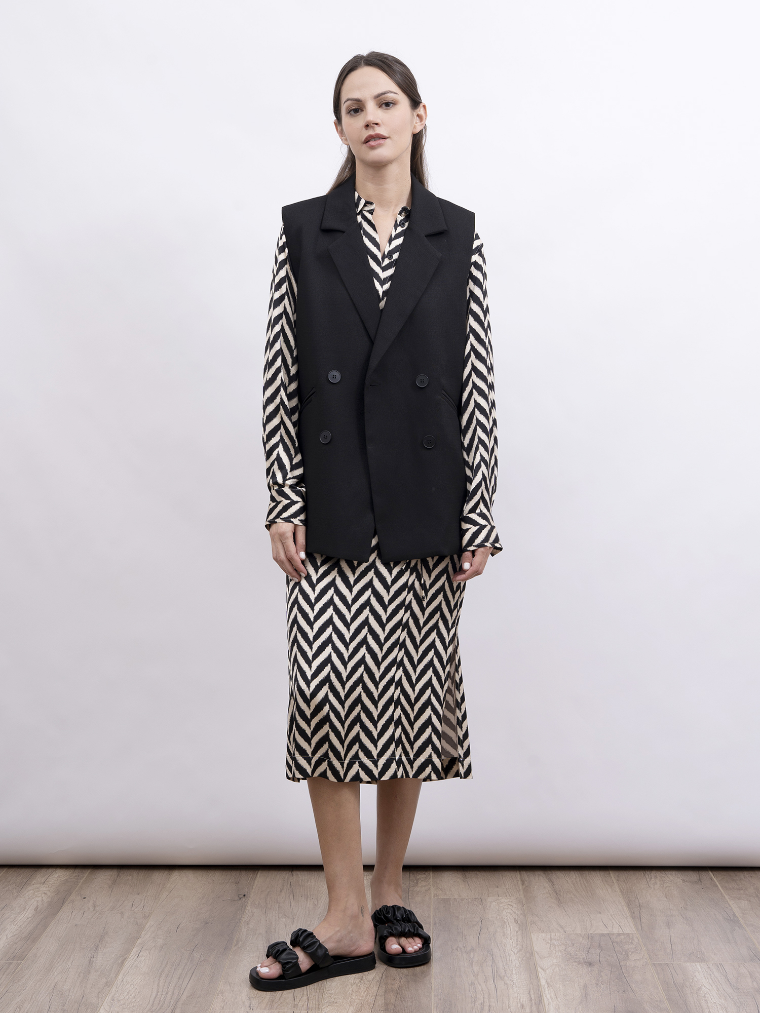 mi-tu 西裝背心外套