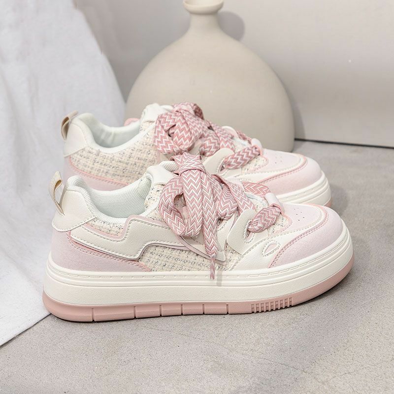 Hot selling small fragrant casual shoes (pink size 35-40) (please contact customer service to confirm the delivery size after placing the order)