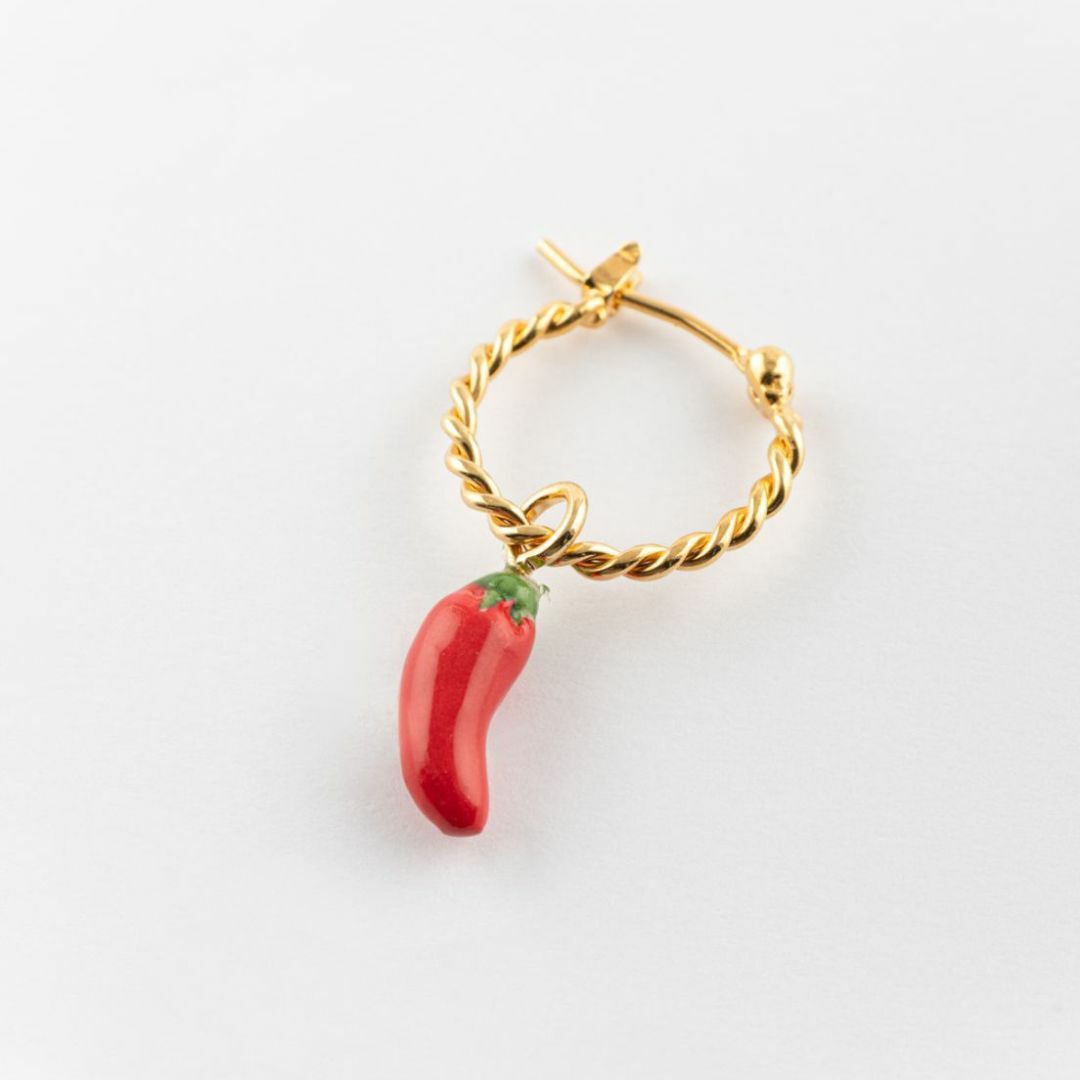 小辣椒好幸運迷你圈型耳環-單只