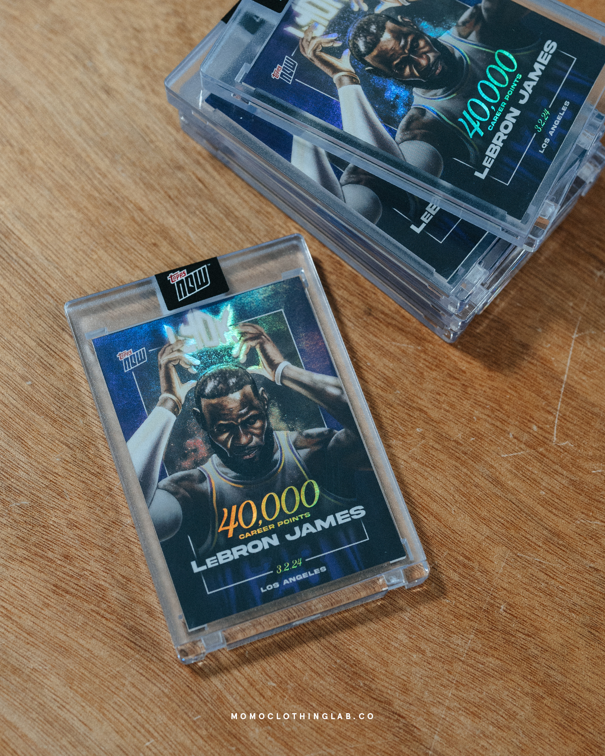 Lebron James Upper Deck LeBron James 2023-24 Topps NOW 40,000 