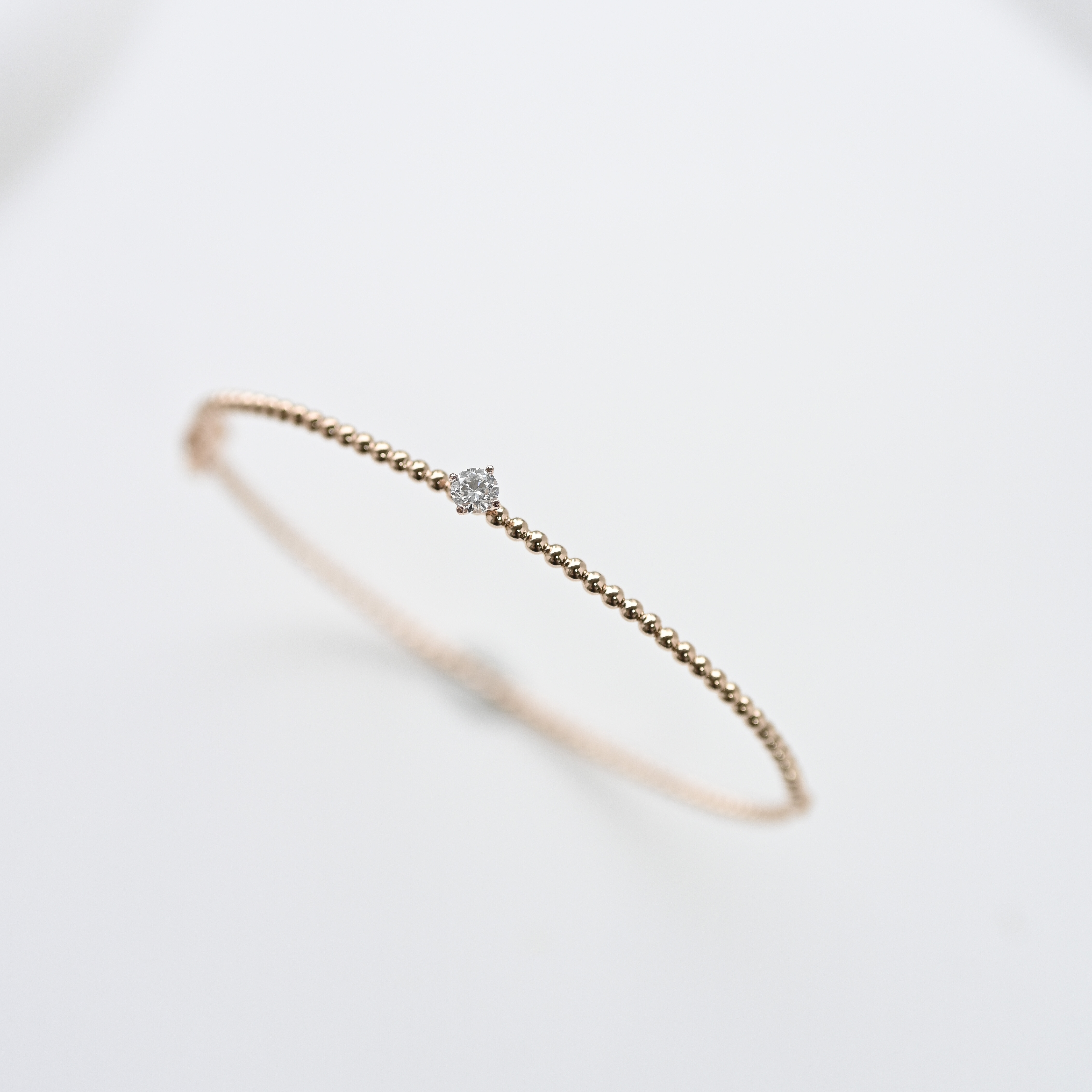18K Pelota Diamond Bangle