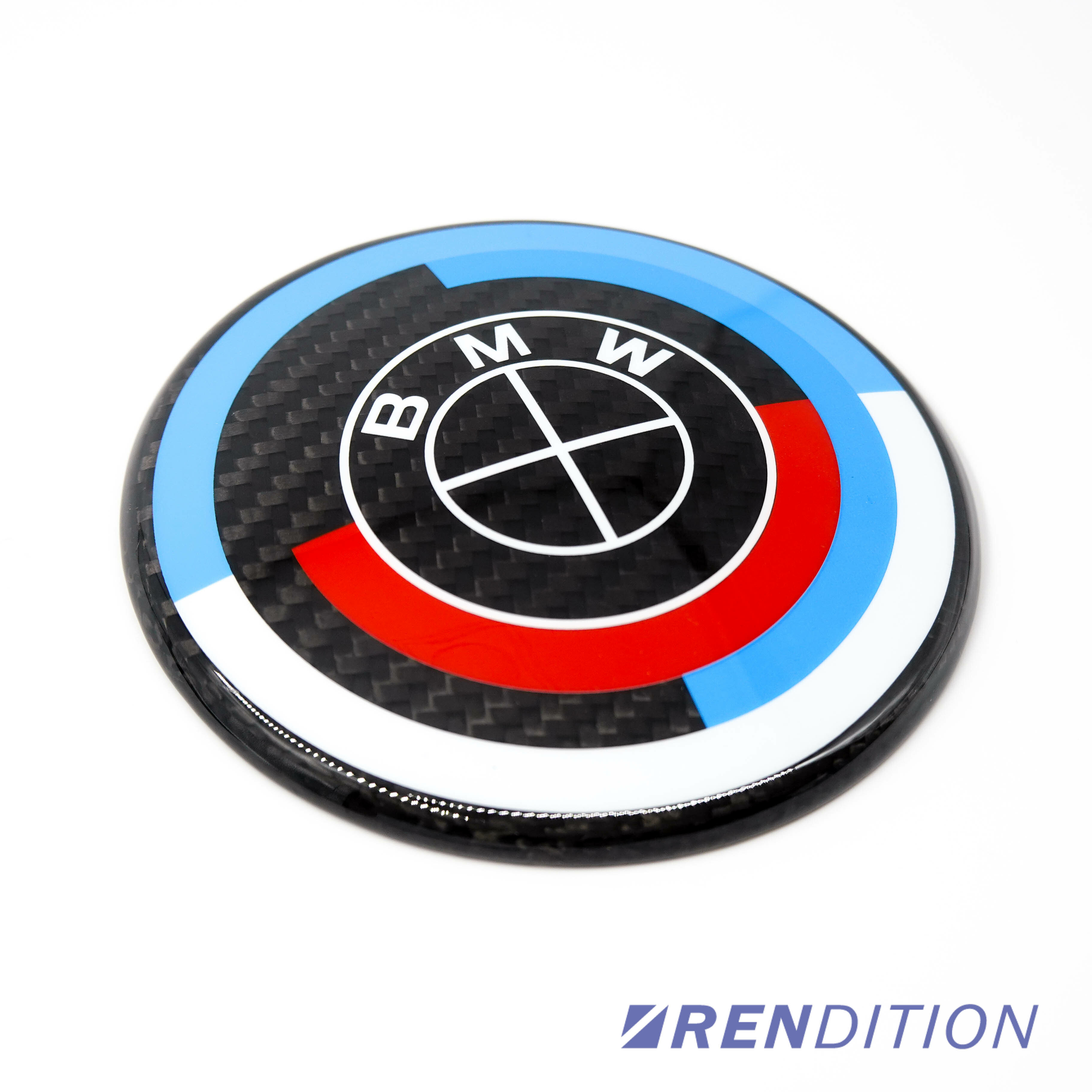 BMW CARBON FIBER EMBLEM COVERS EMBLEM ROUNDEL