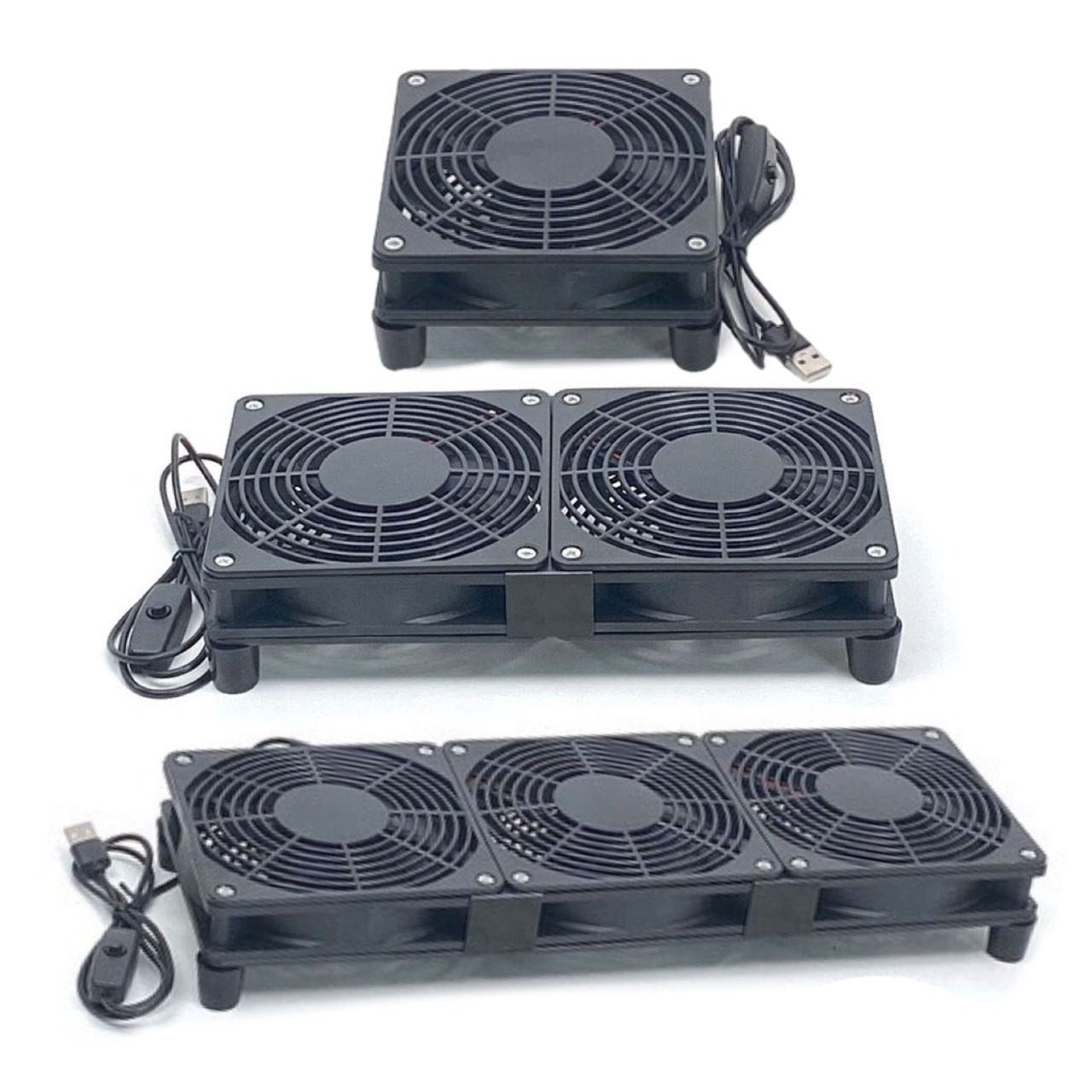 USB風扇 帶開關 散熱底座 單風扇 雙風扇 三風扇