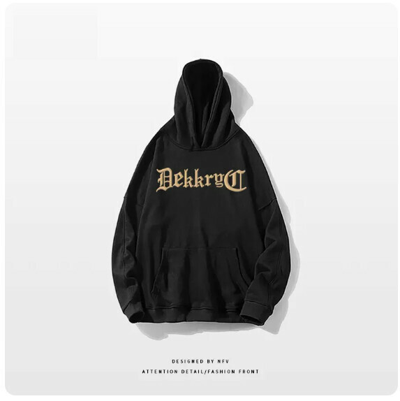 熱賣連帽衛衣【M-3XL】【黑色-春秋薄款】(下單後聯絡客服確認發貨尺碼) 
