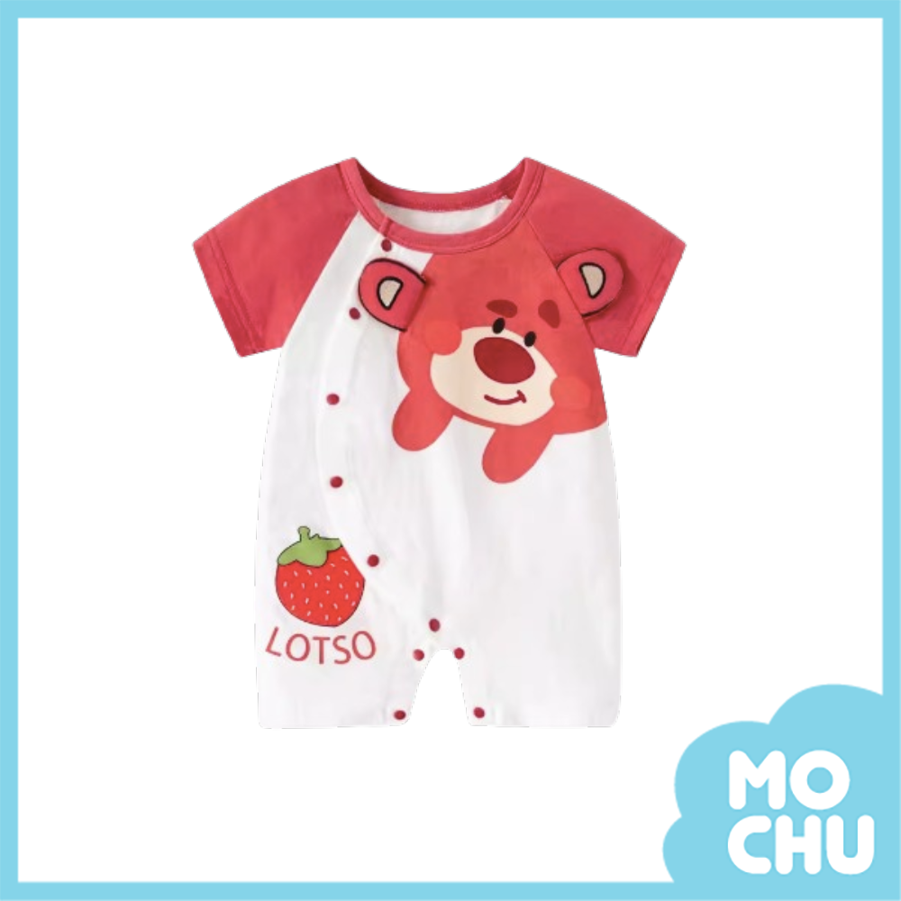 草莓熊短袖連身衣