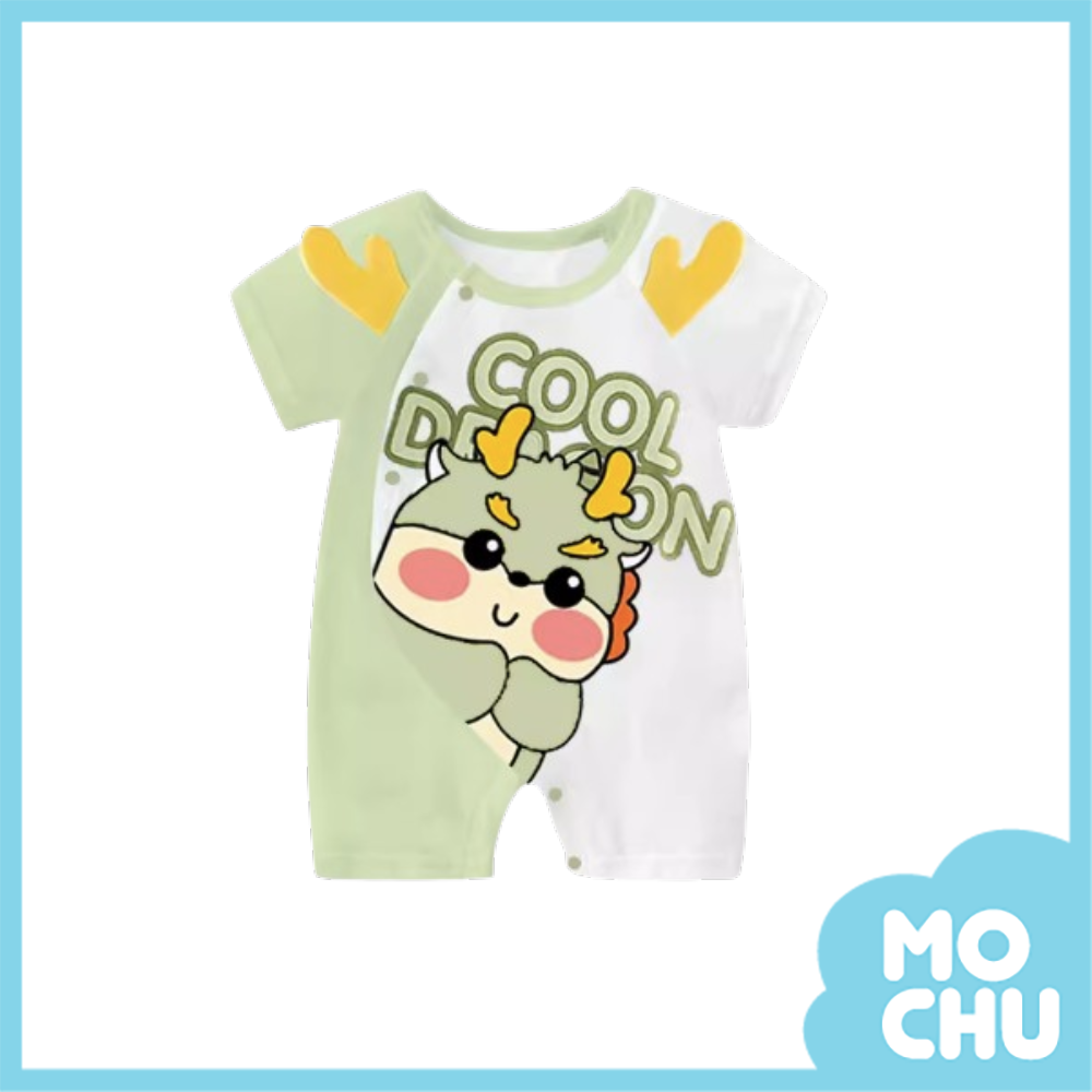 小酷龍立體耳短袖連身衣