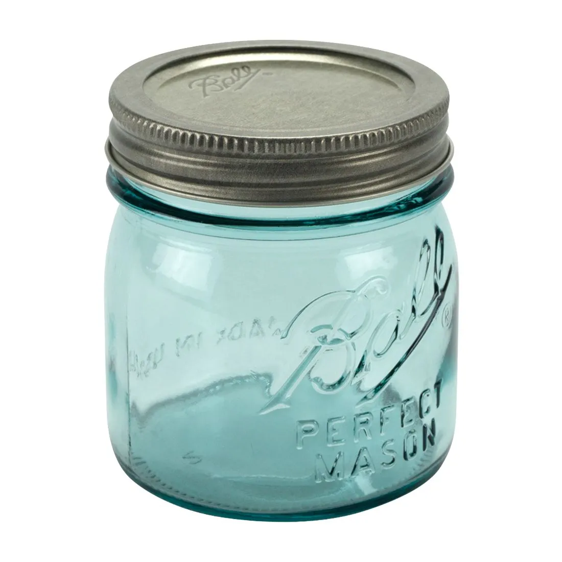 美國經典梅森罐 Ball (Mason Jars) 135周年 水藍限定版 8oz 標準口徑 Regular Mouth