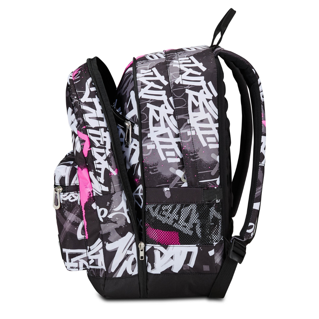 Seven® The Double Pro XXL 超輕巧三合一雙面護脊書包 (可拆除) - 382 FLUO FUXIA