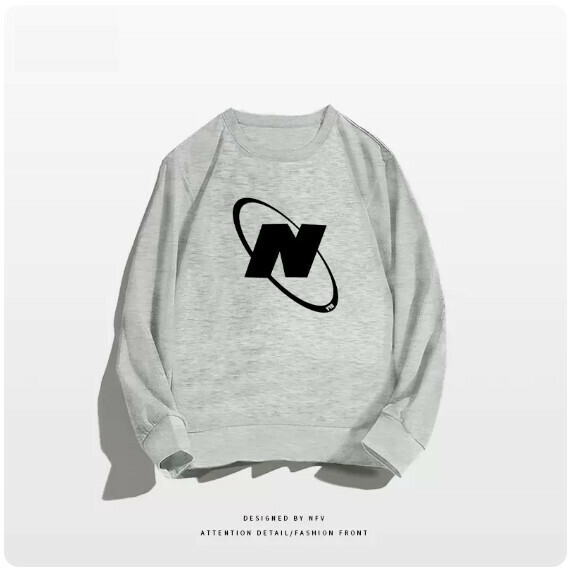 Crewneck sweatshirt [M-3XL] [light gray - thin] (contact customer service to confirm the shipping size after placing an order) 