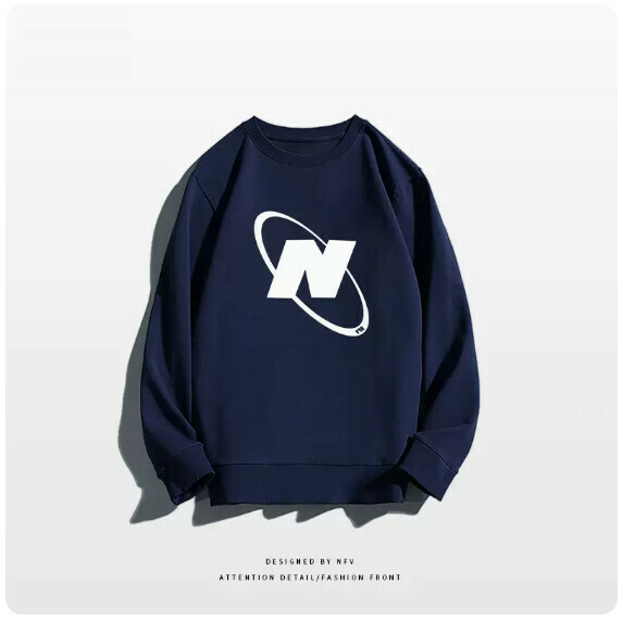 爆款圓領衛衣【M-3XL】【藏藍色-薄款】(下單後聯絡客服確認發貨尺碼) 