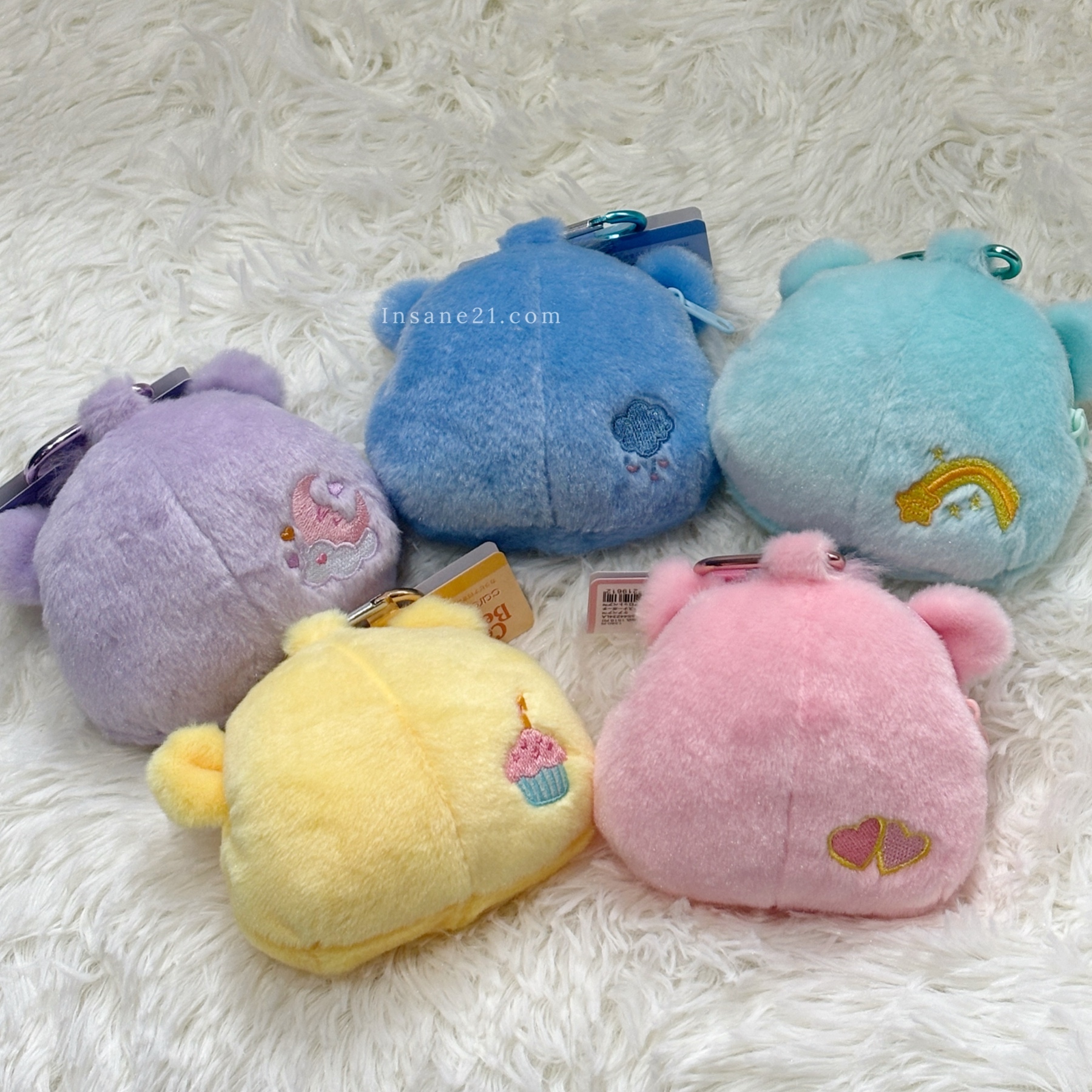 CARE BEARS 彩虹熊 零錢小包/日本 代購