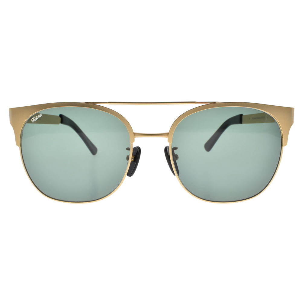 【FAKE ME】SILVIO GLD 韓系復古流行雙槓方框太陽眼鏡