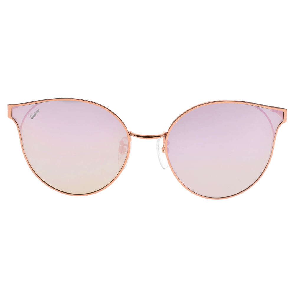 【FAKE ME】B45S0REGARDLESS OF H PNK 簍空造型微貓眼圓框太陽眼鏡