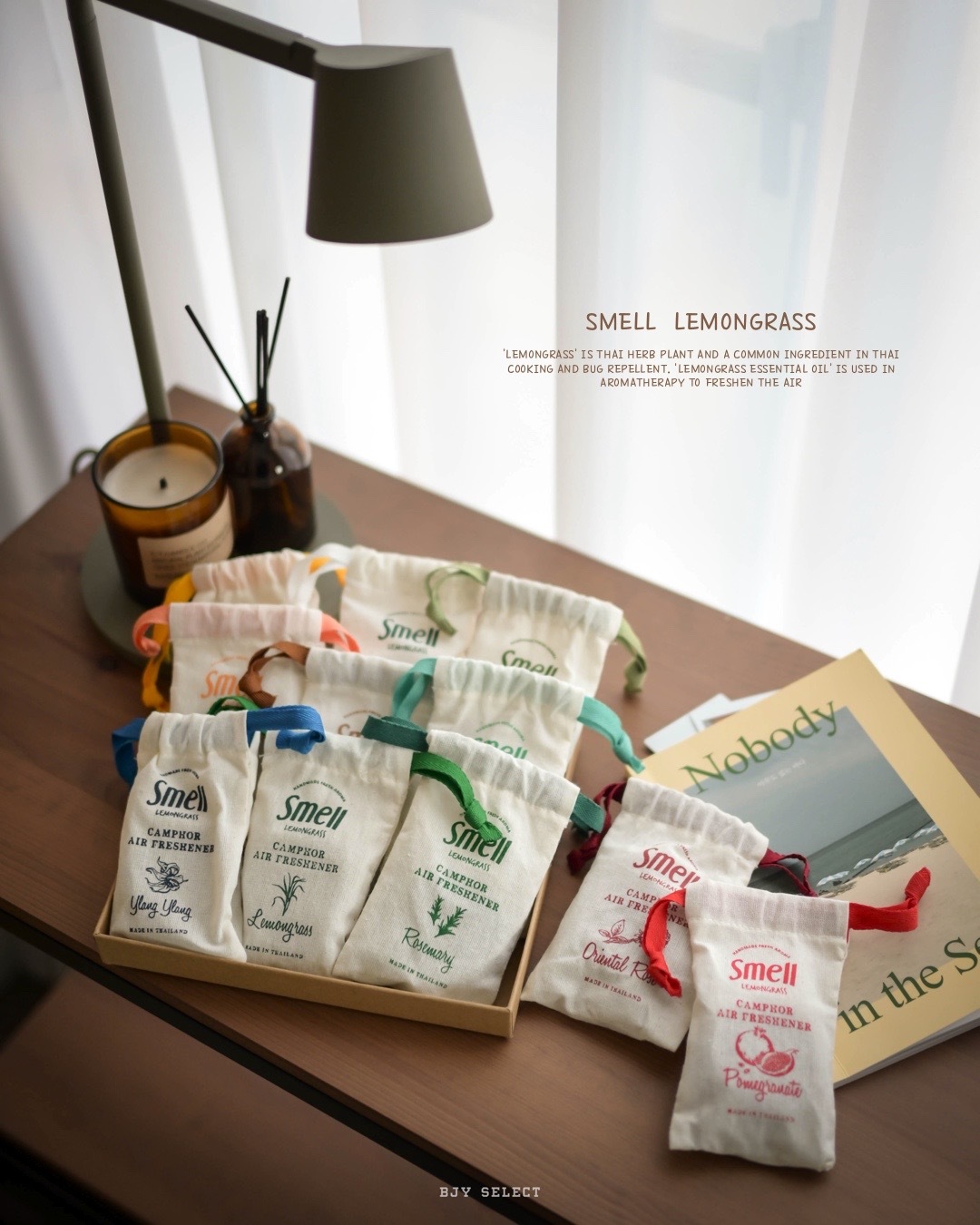 #泰國限定 現貨 SMELL LEMONGRASS 防蚊 香氛磚 30g