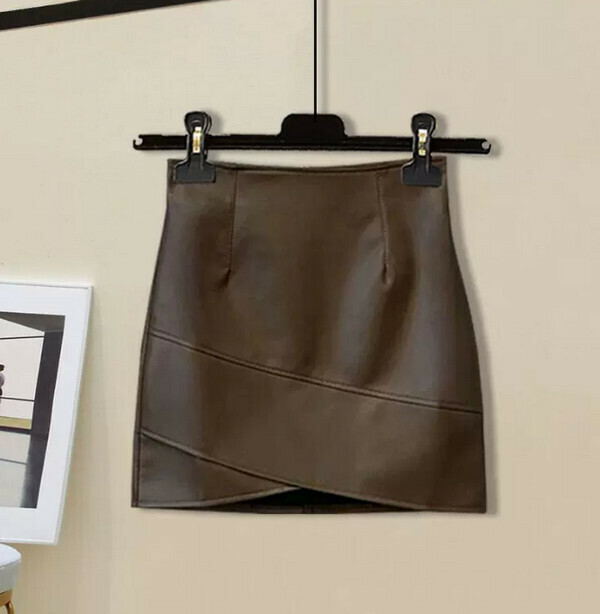 Hip Skirt Skirt #Single Piece (Coffee Color) (M-4XL Size) (Contact customer service to confirm the size after placing an order) 