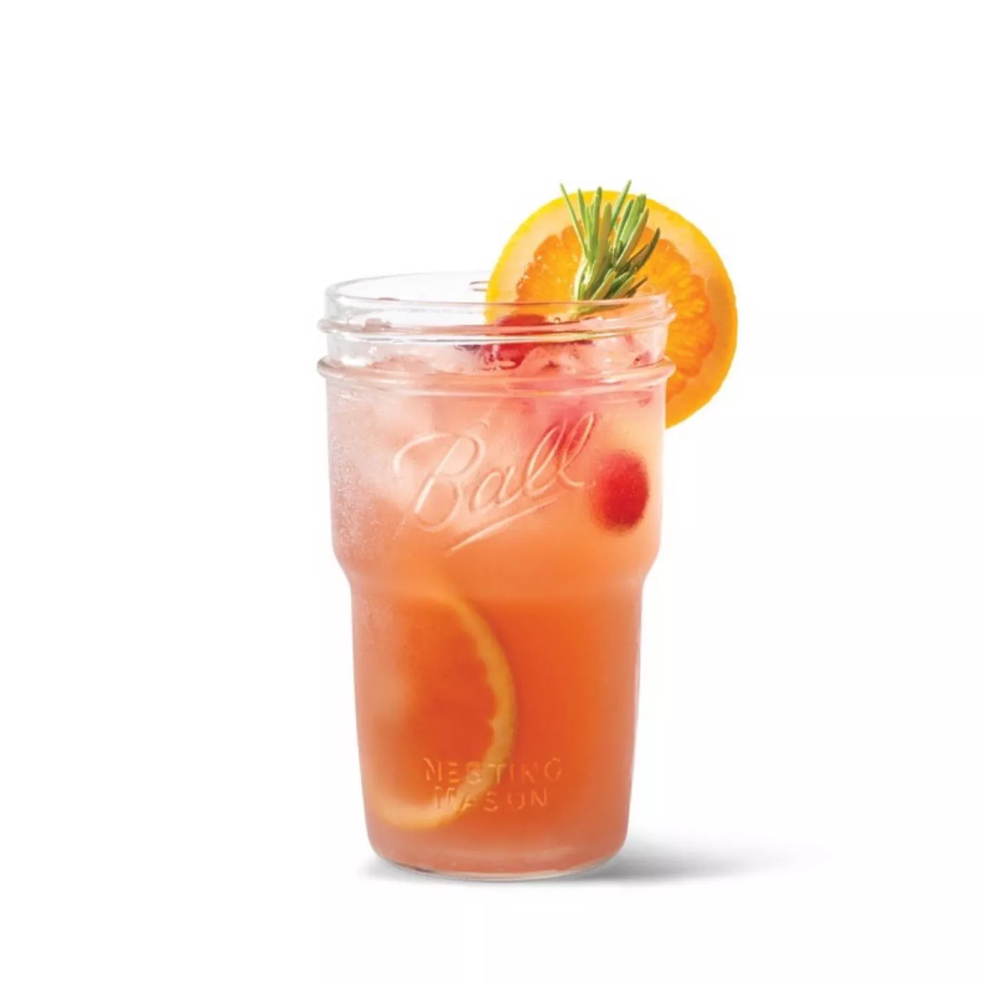 美國經典梅森罐 Ball (Mason Jars) 可堆疊飲料杯 16oz 寬口徑(Wide)