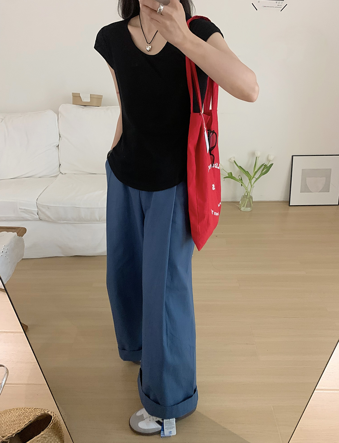 挺版造型單褶休閒褲