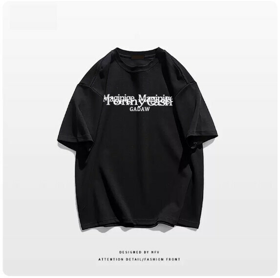 爆款圓領T恤【M-3XL】【黑色-220g】(下單後聯絡客服確認發貨尺碼) 
